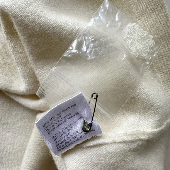 Isda & Co. Ivory Cowl Neck Sweater from Nordstrom Size L NWT - Picture 12 of 12